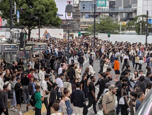 Shibuya Crossing in Tokyo